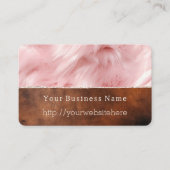 Crème Dierenbont Bruin Zuidwest Koeienhuid Visitekaartje (Voorkant)