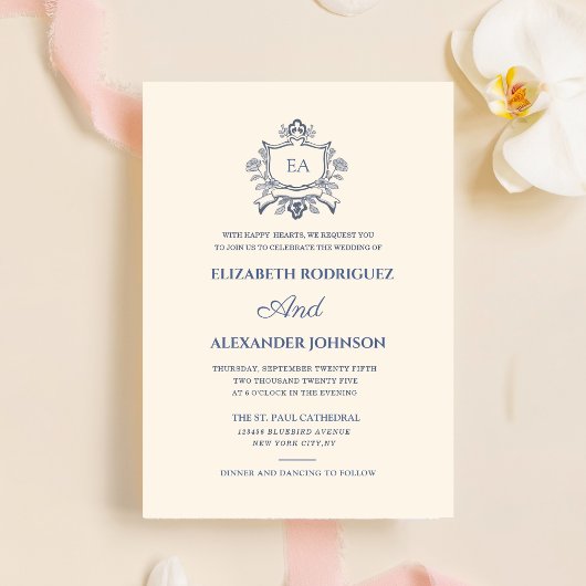 Creme Digital Wedding Invitations Verenigd Koninkr Kaart