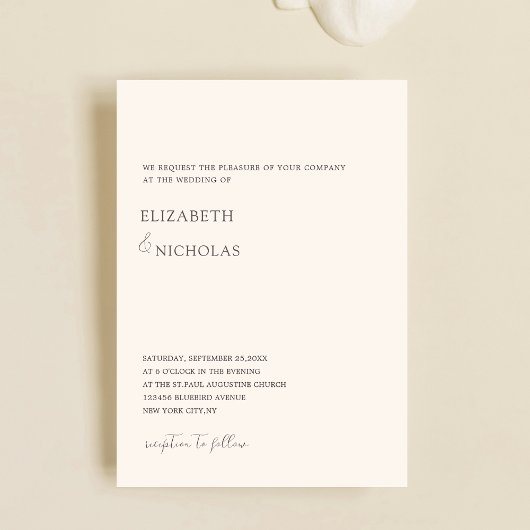 Creme Digital Wedding Invitations Verenigd Koninkr Kaart