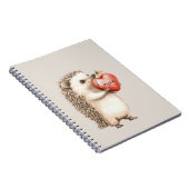 Crème Egel Hart Liefde Notitieboek (Rechterzijde)
