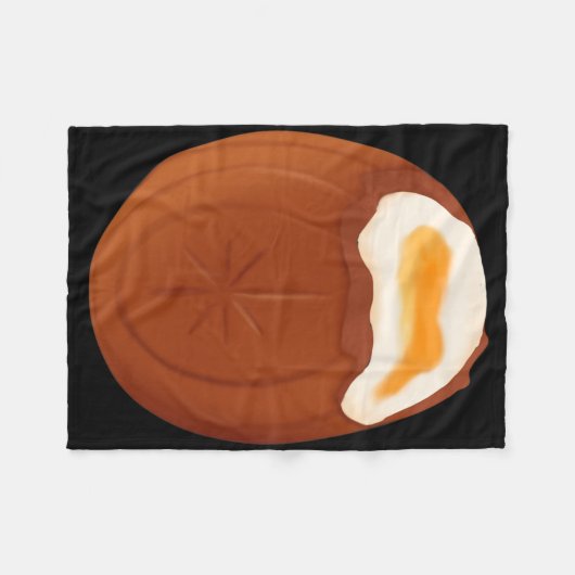 Creme Egg Chocolate Pasen Eigenzinnig Raar Grappig Fleece Deken (Voorkant (Horizontaal))