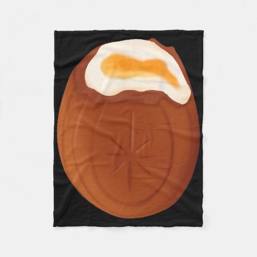 Creme Egg Chocolate Pasen Eigenzinnig Raar Grappig Fleece Deken (Voorkant)