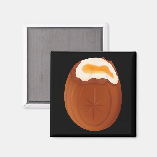 Creme Egg Chocolate Pasen Eigenzinnig Raar Grappig Magneet (Voorkant / Achterkant)