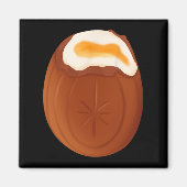 Creme Egg Chocolate Pasen Eigenzinnig Raar Grappig Magneet (Voorkant)