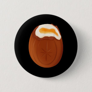 Creme Egg Chocolate Pasen Eigenzinnig Raar Grappig Ronde Button 5,7 Cm