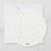 Crème Elegante Minimalistische Kerstfoto Feestdagenkaart (Achterkant)