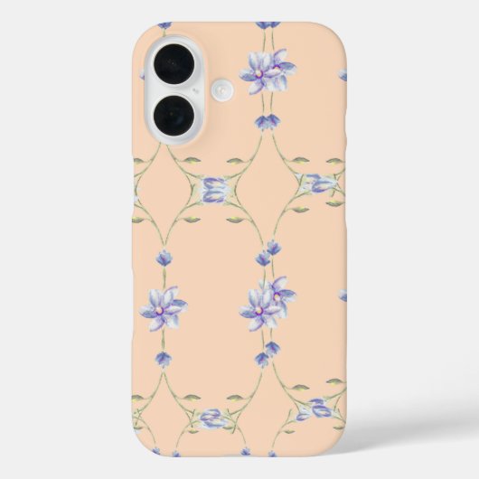 Crème elegantie telefoonhoesje Case-Mate iPhone case (Achterkant)