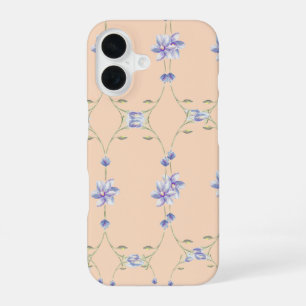 Crème elegantie telefoonhoesje iPhone 16 hoesje