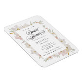 Crème en Blush Waterverf Flowers Vrijgezellenfeest Magneet (Rechterzijde)