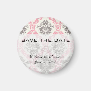 crème en grijze bruine dampblaasjes magneet