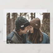 Crème en IVOOR | BRUILOFT Foto opslaan van de datu Save The Date (Achterkant)