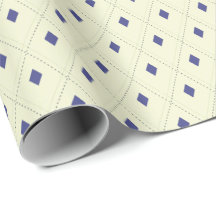 Crème en Navy Argyle Gift Wrap – Ondergewaardeerd