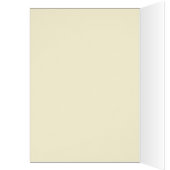 Crème en Rode Damask Tafelnummer Kaart (Binnen (Links))