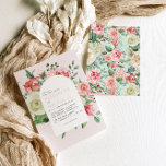 Crème en Roos | Romantische lente-Floral bruiloft Kaart<br><div class="desc">Een bruiloft met een bloeiend vibe is alles wat je nodig hebt voor een mooie en heldere dag! Sweet blush in combinatie met pastels en papaverrode creëer is een wonderlijk evenwicht van warm en koel voor elke gebeurtenis. Of ballroom, kerk, of schuur-dit grijze kleurenpalet de afstand gaat. Het ontwerpen van...</div>