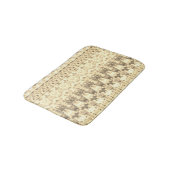 Crème en wit met bruin badmat (Gekanteld)