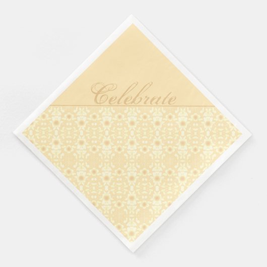 Crème en wit servet (Hoek)