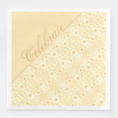 Crème en wit servet (Voorkant)