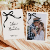 Crème en zwarte grillige hand getrokken auto save the date