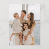 Crème en zwarte kerstboom vakantie Briefkaart (Voorkant)