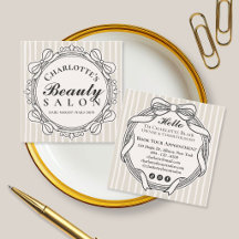 Crème en Zwarte Vintage Boog Frame Vierkante Salon
