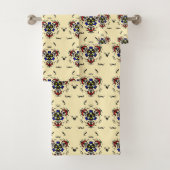 "Crème Etnisch Zen" Bad Handdoek (Insitu)