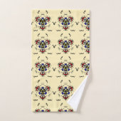 "Crème Etnisch Zen" Bad Handdoek (Handdoek)