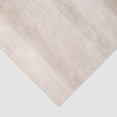 Crème Faux Hout Bruiloft Tissuepapier (Detail)