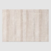 Crème Faux Hout Bruiloft Tissuepapier (Voorkant)