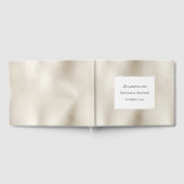 Crème Faux Leder Gastenboek (Volledig)
