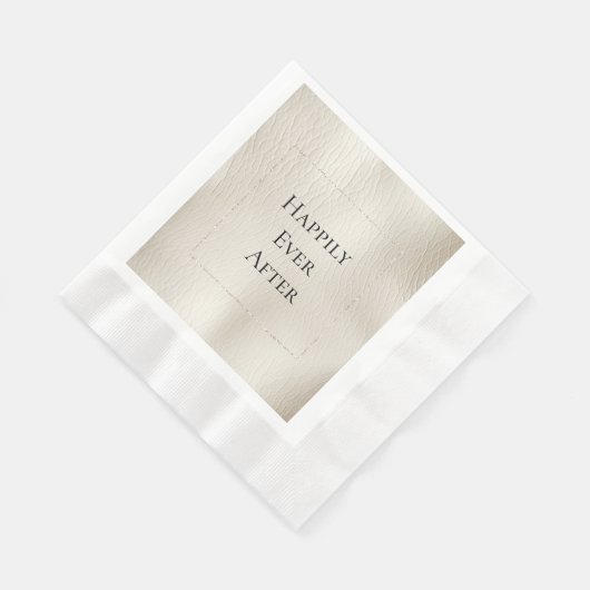 Crème Faux Leder Servet (Hoek)