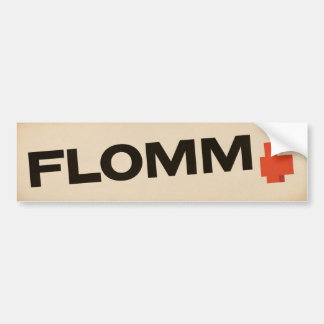 crème FLOMM positavo Bumpersticker