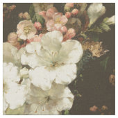  Crème Floral Patroon Stof (Close Up)