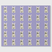 Crème Franse Bulldog, Cadeaupapier (Vlak)
