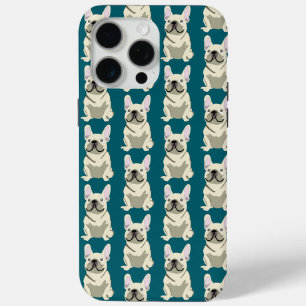 Crème Franse Bulldog iPhone 15 Pro Max Hoesje