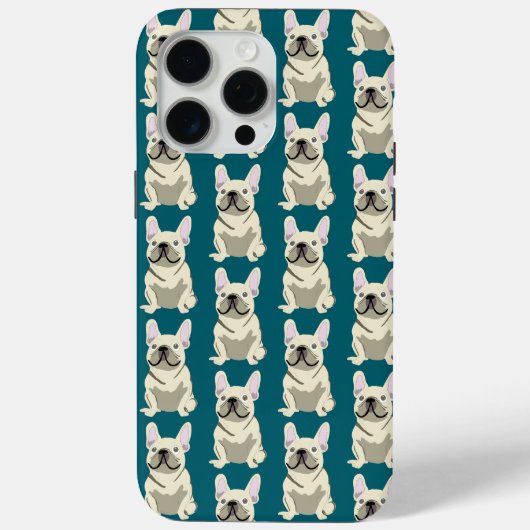 Crème Franse Bulldog Case-Mate iPhone Case (Achterkant)
