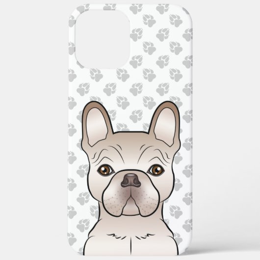 Crème Franse Bulldog / Franse kop en poten Case-Mate iPhone Case (Achterkant)