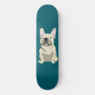Crème Franse Bulldog, Ik hou van mijn hond Persoonlijk Skateboard