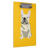 Crème Franse Bulldog, Klembord (Rechts)