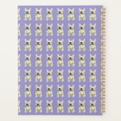 Crème Franse Bulldog Planner (Achterkant)
