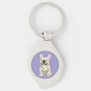 Crème Franse Bulldog, Sleutelhanger