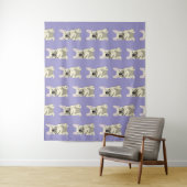 Crème Franse Bulldog, Wandkleed (In situ)