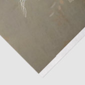 Crème Gekleurde Kat Blauwgroen Pet Parels Decoupag Tissuepapier (Detail)