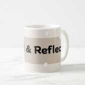 Crème Gele Bekermug Koffiemok (Voorkant rechts)