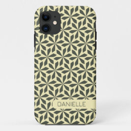 Crème geometrisch patroon Case-Mate iPhone case