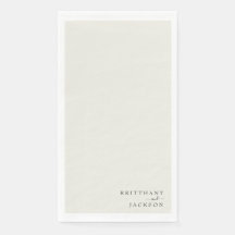 Crème Gepersonaliseerde Bruiloft