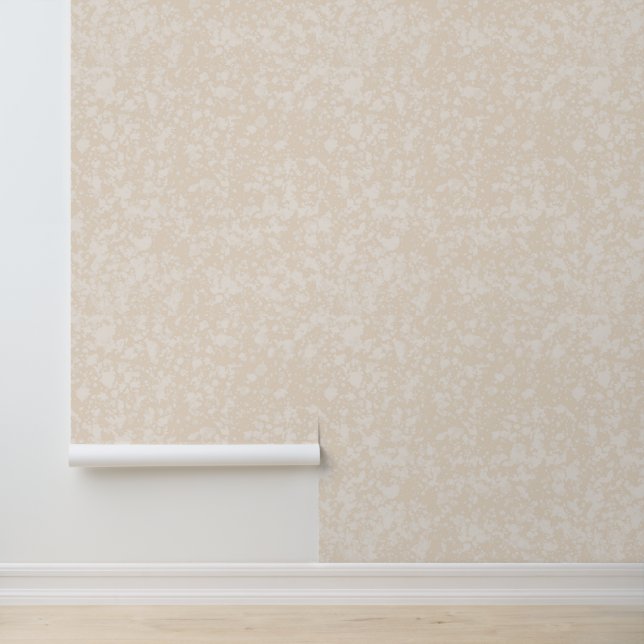 Crème gespikkelde textuur behang (Applicatie)