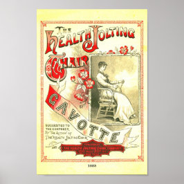  crème, gezondheidscolleur 1885 Advertentie Poster