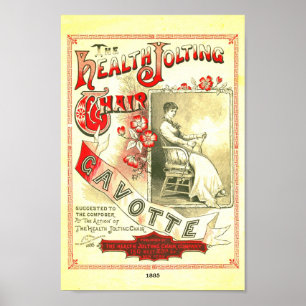 crème, gezondheidscolleur 1885 Advertentie Poster