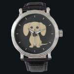 Crème glad gecoat teckel | Leuke Wiener Hond Horloge<br><div class="desc">Dit originele wiener hondenpolshorloge is verkrijgbaar in diverse stijlen voor mannen,  vrouwen en kinderen. Een cool mode accessoire dat een geweldig cadeau is voor gladde gecoate Engelse Cream Dachshund liefhebbers. Bezoek Jenn’s Doodle World voor veel meer stijlvolle hondenrassen horloges.</div>