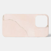 Crème Glitter Marble iPhone Hoesje (Achterkant horizontaal)